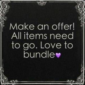 I accept 90% of all offers made and I ship fast!